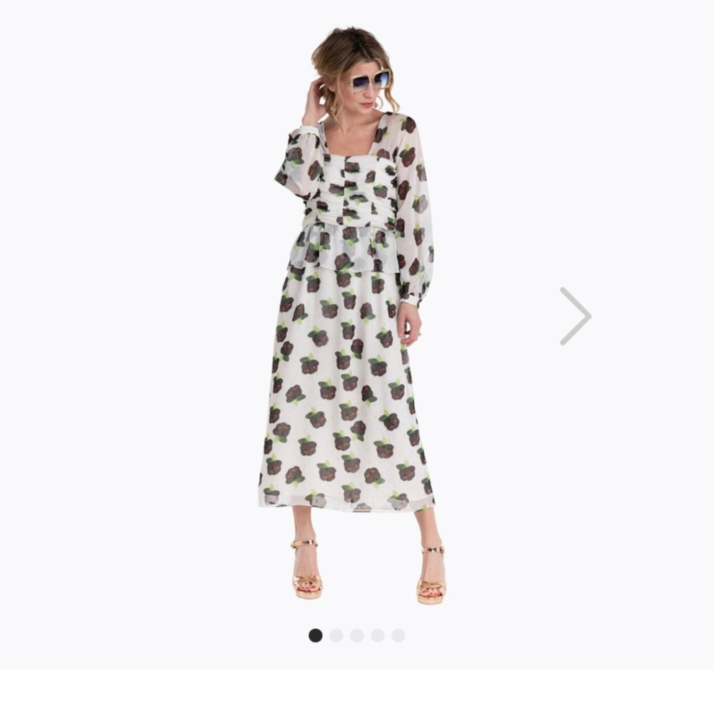 Buru front to back peplum dress